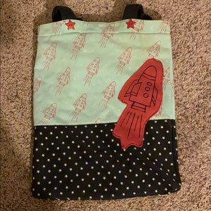 Rocket cotton tote bag